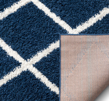 Cole Blue Modern Rug