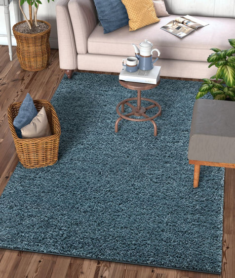 Piper Light blue Modern Rug