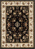 Bijar Classic Black Traditional Rug