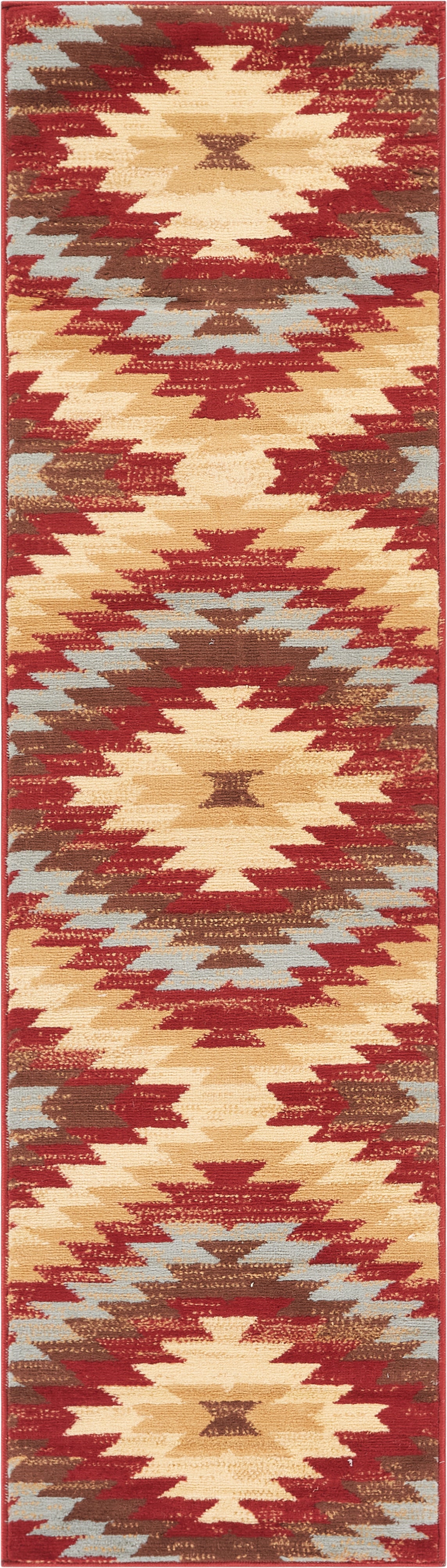 Alamo Southwestern Red Southwestern Rug