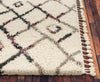 Darcie Ivory Tribal Nomadic Trellis Shag Rug By Chill Rugs 3'11" x 5'3"