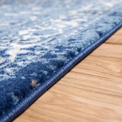 Sultana Blue Vintage Floral 5'3" x 7'3" Rug Well Woven