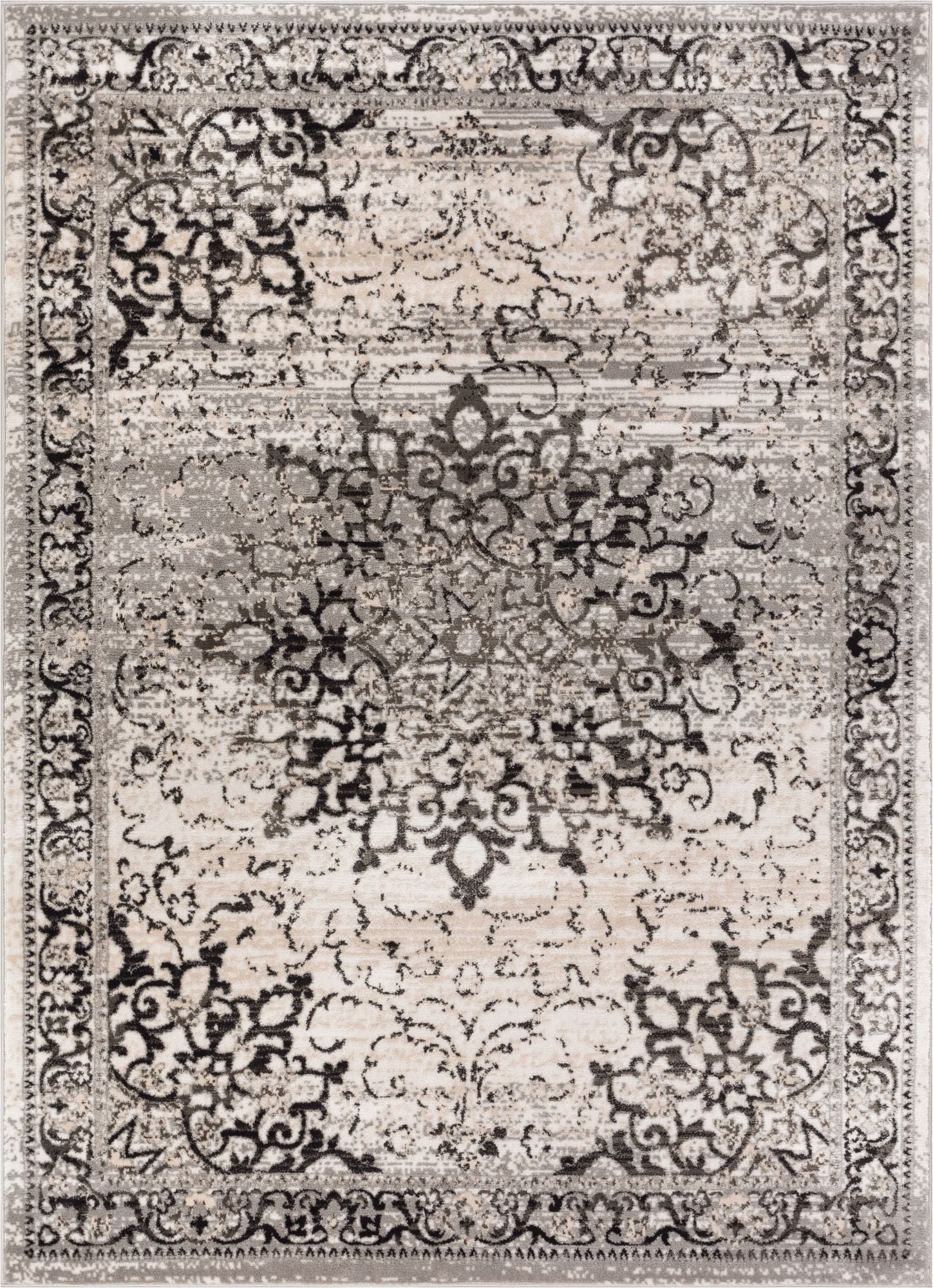 Sultana Grey Traditional Rug