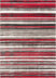 Signature Stripes Red Modern Rug