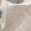Kylar Nordic Chevron Pattern Pink Shag Rug