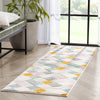 Emelia Modern Geometric Yellow Multi Rug