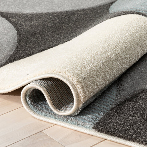 Landon Modern Geometric Blue Rug