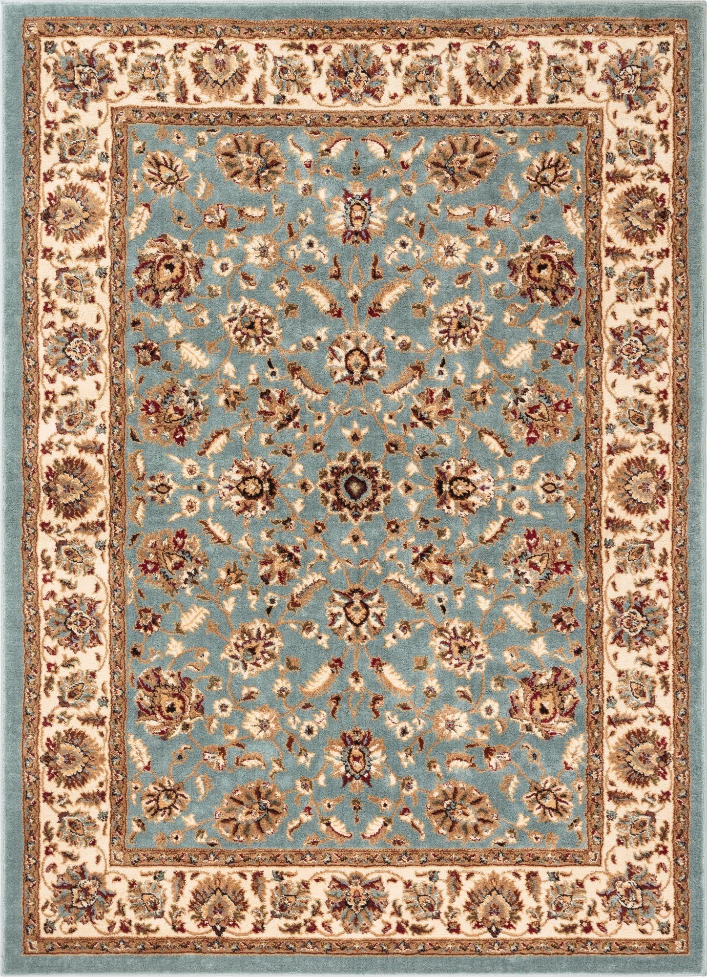 Lea Traditional Oriental Blue Rug