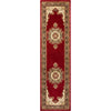 Mahal Traditional Orierntal Persian Medallion Red Rug