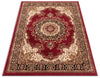 Mahal Traditional Orierntal Persian Medallion Red Rug