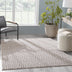 Asher Modern Pebbled Ivory Soft Rug