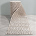 Custom Size Runner Asher Modern Pebbled Ivory Choose Your Width x Choose Your Length Hallway Runner Rug