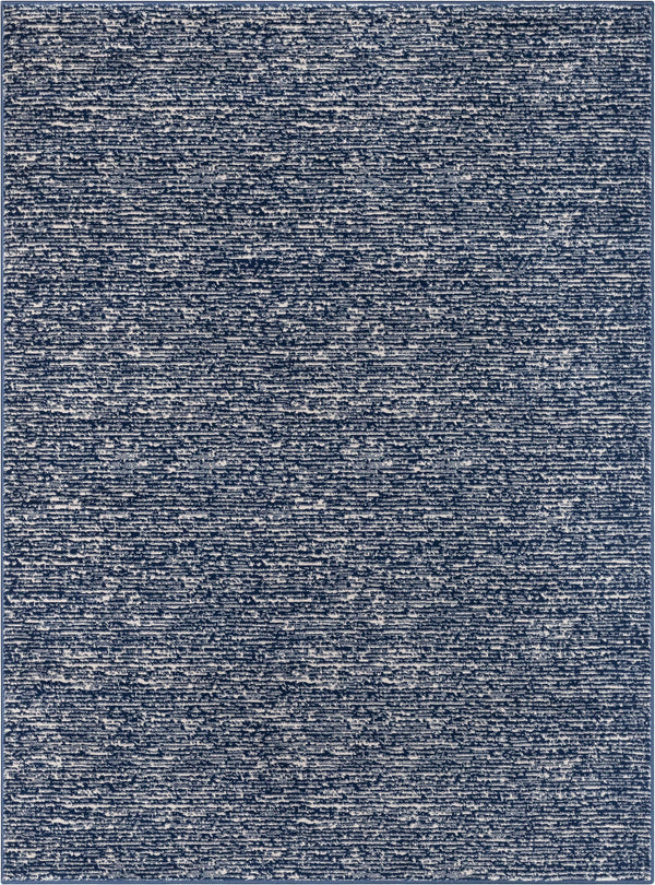 Owen Striation Modern Blue Soft Rug