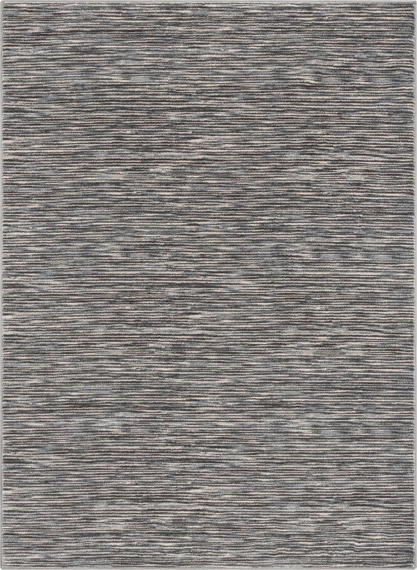 Owen Striation Modern Dark Grey Soft Rug