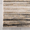 Sebastian Striation Modern Ivory Brown Soft Rug