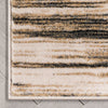 Custom Size Runner Sebastian Striation Modern Ivory Brown Choose Your Width x Choose Your Length Hallway Runner Rug