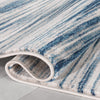 Sebastian Striation Modern Blue Ivory Soft Rug