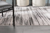 Sebastian Striation Modern Grey Soft Rug