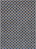 Levi Modern Geometric Blue Ivory Soft Rug