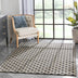Levi Modern Geometric Grey Gold Soft Rug