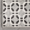 Wyatt Modern Geometric Light Grey Soft Rug