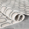 Carter Modern Geometric Grey Soft Rug