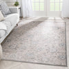 Blossom Zena Vintage Oriental Floral Grey 5'3" x 7'3" Rug