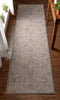Blossom Zena Vintage Oriental Floral Grey 5'3" x 7'3" Rug