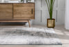 Meade Modern Abstract Distressed Grey Rug
