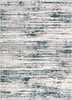 Ronan Modern Abstract Distressed Blue Rug