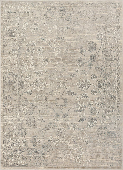 Emily Beige Vintage Distressed Oriental Rug 3'7" x 5'3"