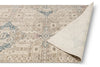 Magnolia Beige Vintage Abstract Geometric Rug
