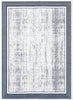 Filippa Vintage Border Pattern Blue Glam Rug