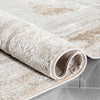 Isolde Vintage Abstract Border Ivory Glam Rug