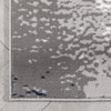 Thalia Vintage Abstract Blue Glam Rug
