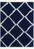 Celosia Moroccan Trellis Shag Blue Rug