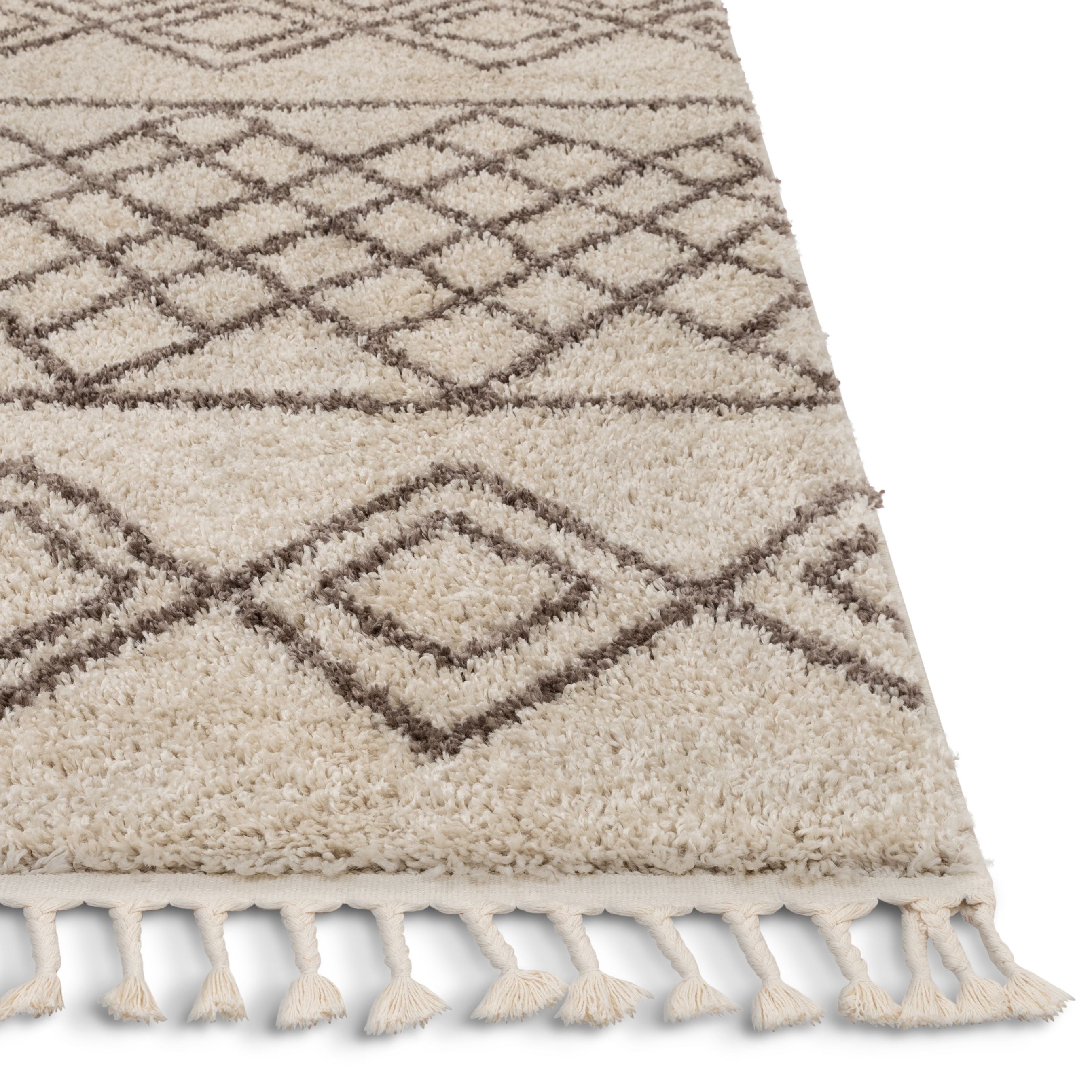 Radley Natural Tribal Moroccan Shag Rug