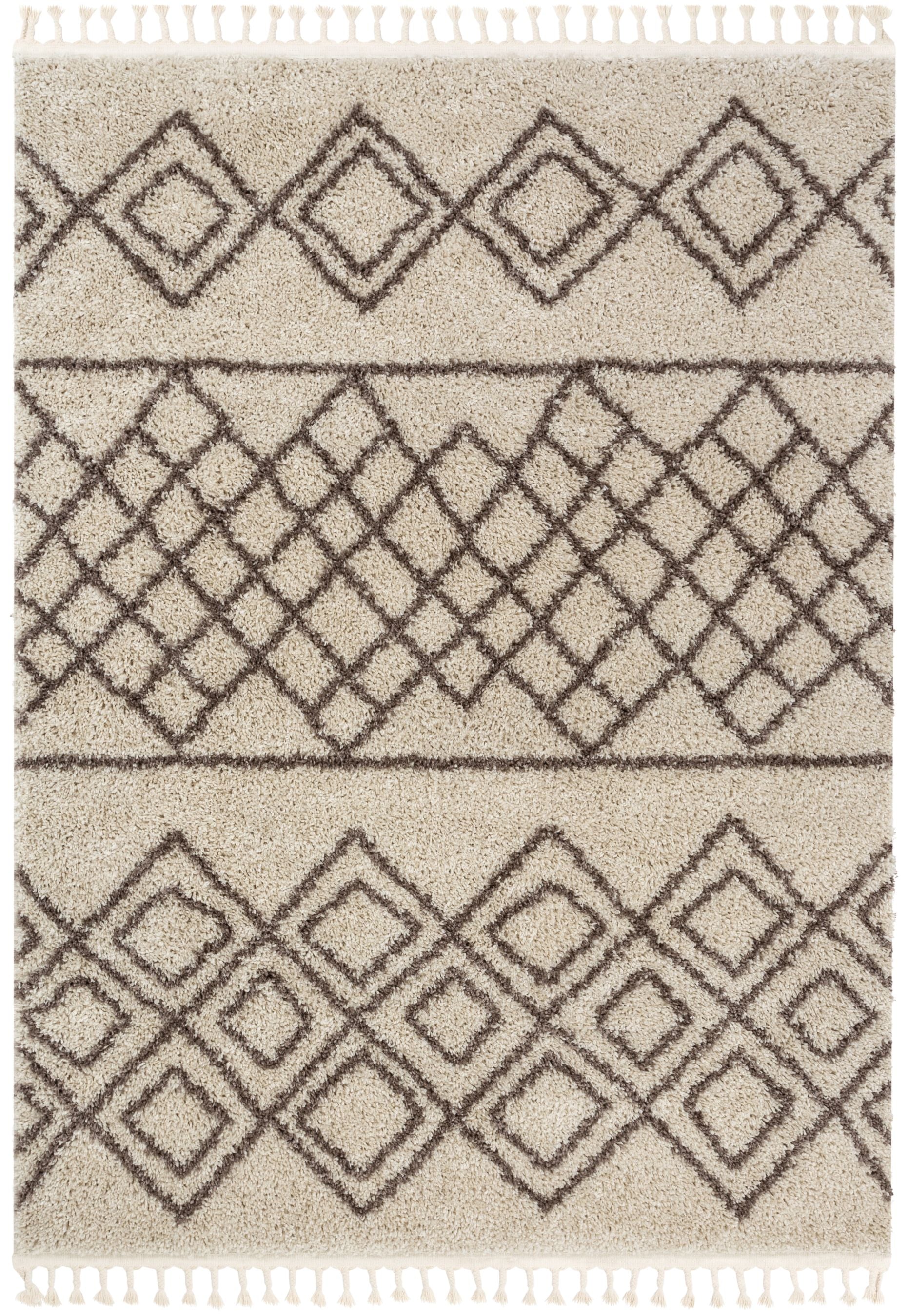 Radley Natural Tribal Moroccan Shag Rug