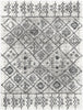 Braga Tribal Geometric Pattern Ivory Thick & Soft Shag Rug