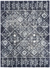 Braga Tribal Geometric Pattern Blue Thick & Soft Shag Rug