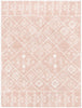 Braga Tribal Geometric Pattern Blush Thick & Soft Shag Rug