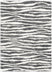 Faro Modern Coastal Waves Pattern Dark Grey Thick & Soft Shag Rug
