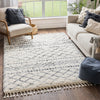 Blossom Moroccan Trellis Ivory Super Soft And Thick Shag Rug