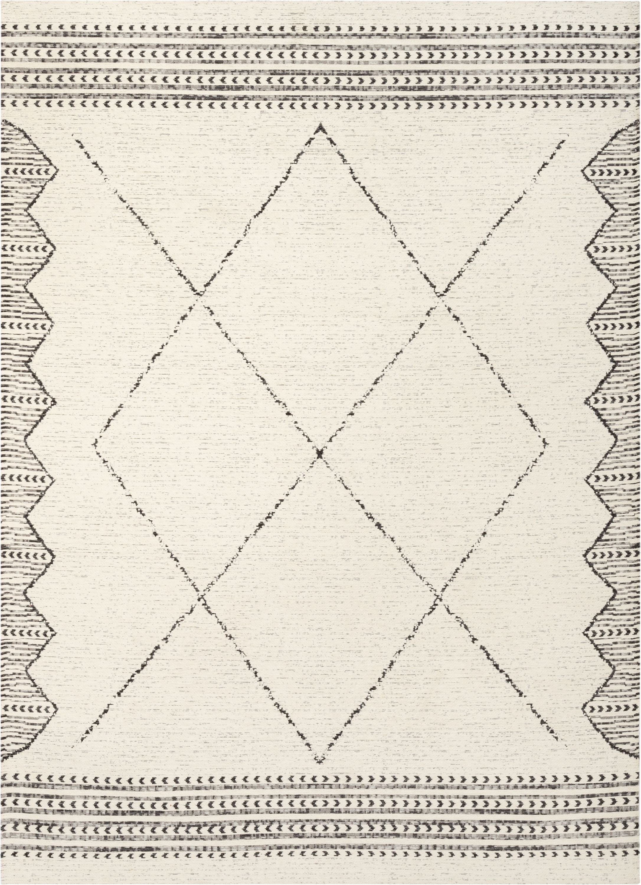 Kippa Moroccan Diamond Beige 5'3" x 7'3" Rug