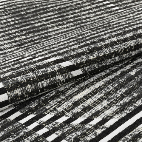 Jato Contemporary Distressed Geometric Pattern Grey Kilim-Style 5'3" x 7'3" Rug