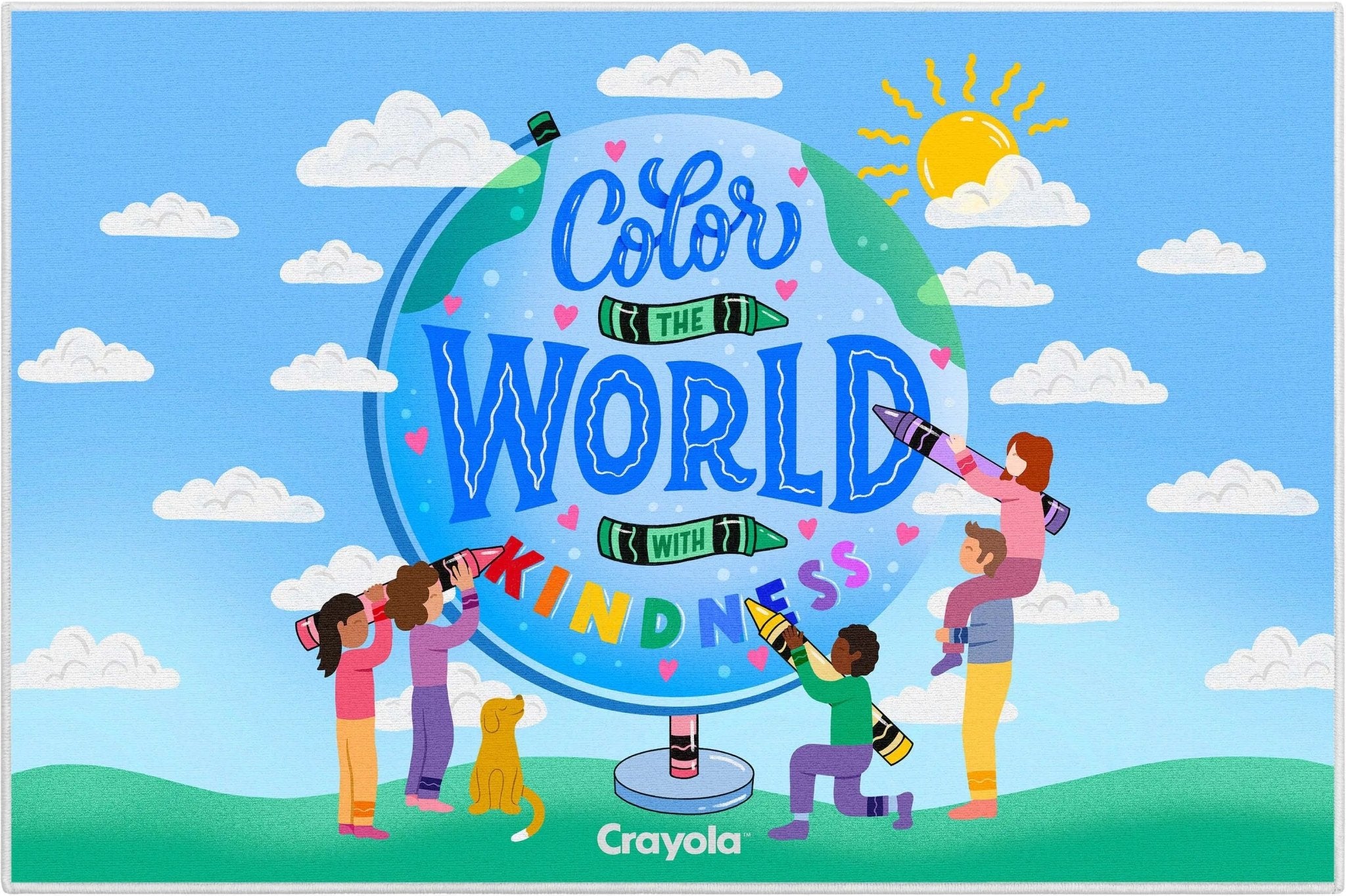 Crayola Color The World Blue Area Rug By Well Woven Well Woven