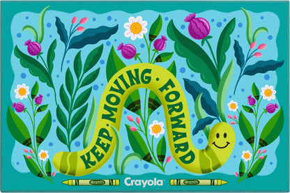 Crayola Keep Moving Green Blue Area Rug By Well Woven