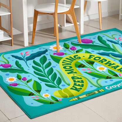 Crayola Keep Moving Green Blue Area Rug By Well Woven