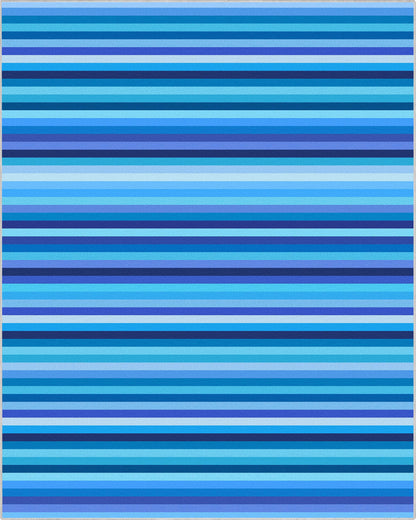 Crayola Stripe Blue Area Rug By Well Woven