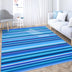 Crayola Stripe Blue Area Rug By Well Woven